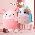 ZooChila – Mochila Infantil de Pelúcia com Design de Animais para Acompanhar as Aventuras dos Pequenos🐾