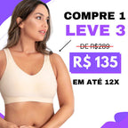 COMPRE 1 LEVE 3 -  Sutiã Confort Milena - Efeito Silicone