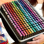 Caneta Marcadora Ponta Dupla Touch (+Bobbie Goods Brinde)